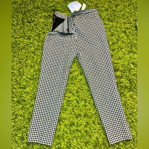 AKRIS PUNTO SAKS FIFTH EXCLUSIVE CHECKERED PANTS SIZE 4